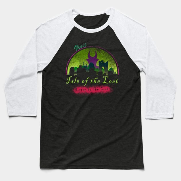 Visit the Isle of the Lost Baseball T-Shirt by ToyboyFan